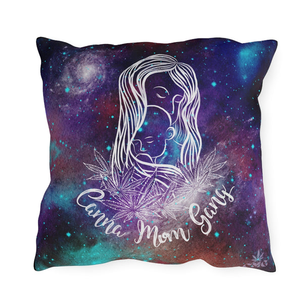 Galaxy Girls // CMG OG Logo - Outdoor Pillows