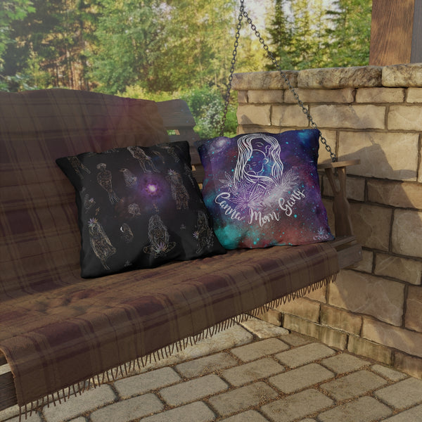 Galaxy Girls // CMG OG Logo - Outdoor Pillows